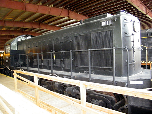 Diesel-Electric Locomotive RSD-1 on exhibit at the TC Museum.