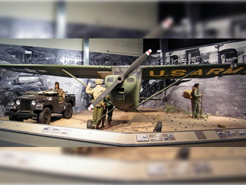 L-19/O-1 Bird Dog on exhibit at the TC Museum.