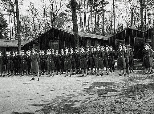 WACs in formation.