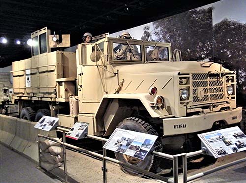 M923 5-ton Gun Truck  “Ace of Spades” on exhibit in the TC Museum.