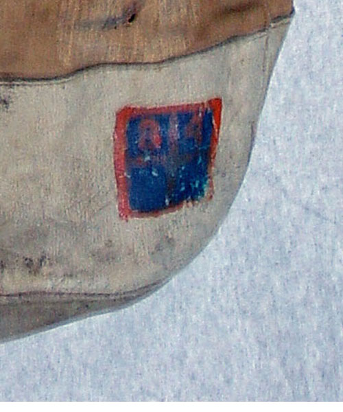 The patch on the corner of Colonel Selby F. Little officer's bag. 