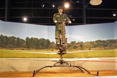 De Lackner Aerocycle on display at the TC Museum.