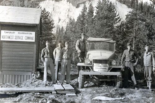 The Northwest Service Command was activated on September 2, 1942, and one of its initial missions was the final construction on the Alaska-Canada (ALCAN) Highway.
