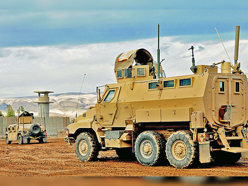MRAP used in Iraq and Afghanistan. 