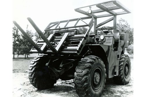 An older image of the ARTFT-6 Rough Terrain Forklift.
